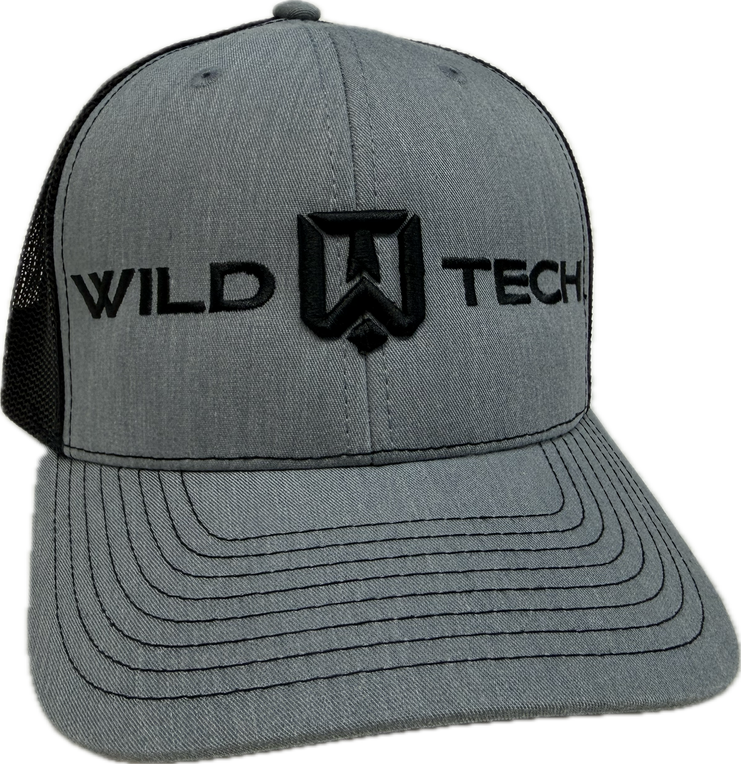 WildTech 3D Mesh Snapback - Grey/Black